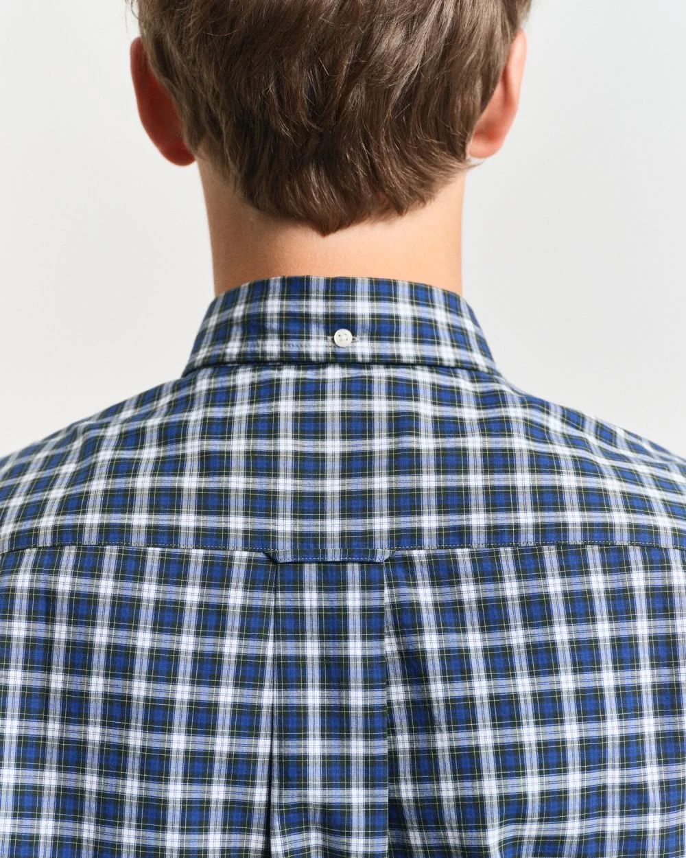 GANT Mens Regular Fit Classic Poplin Tartan Shirt - Image 3