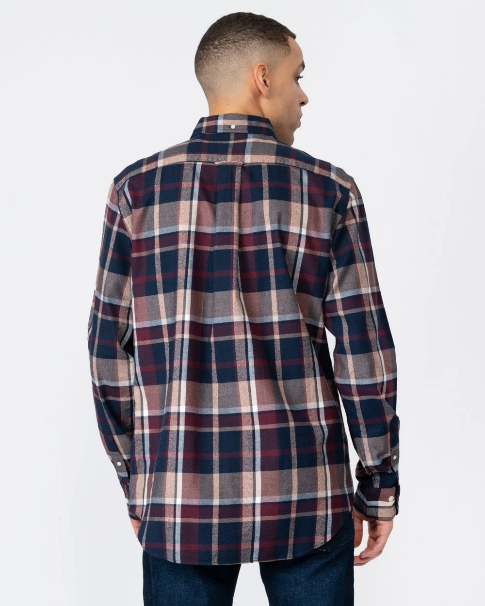 GANT Mens Regular Fit Jaspe Check Shirt - Image 4