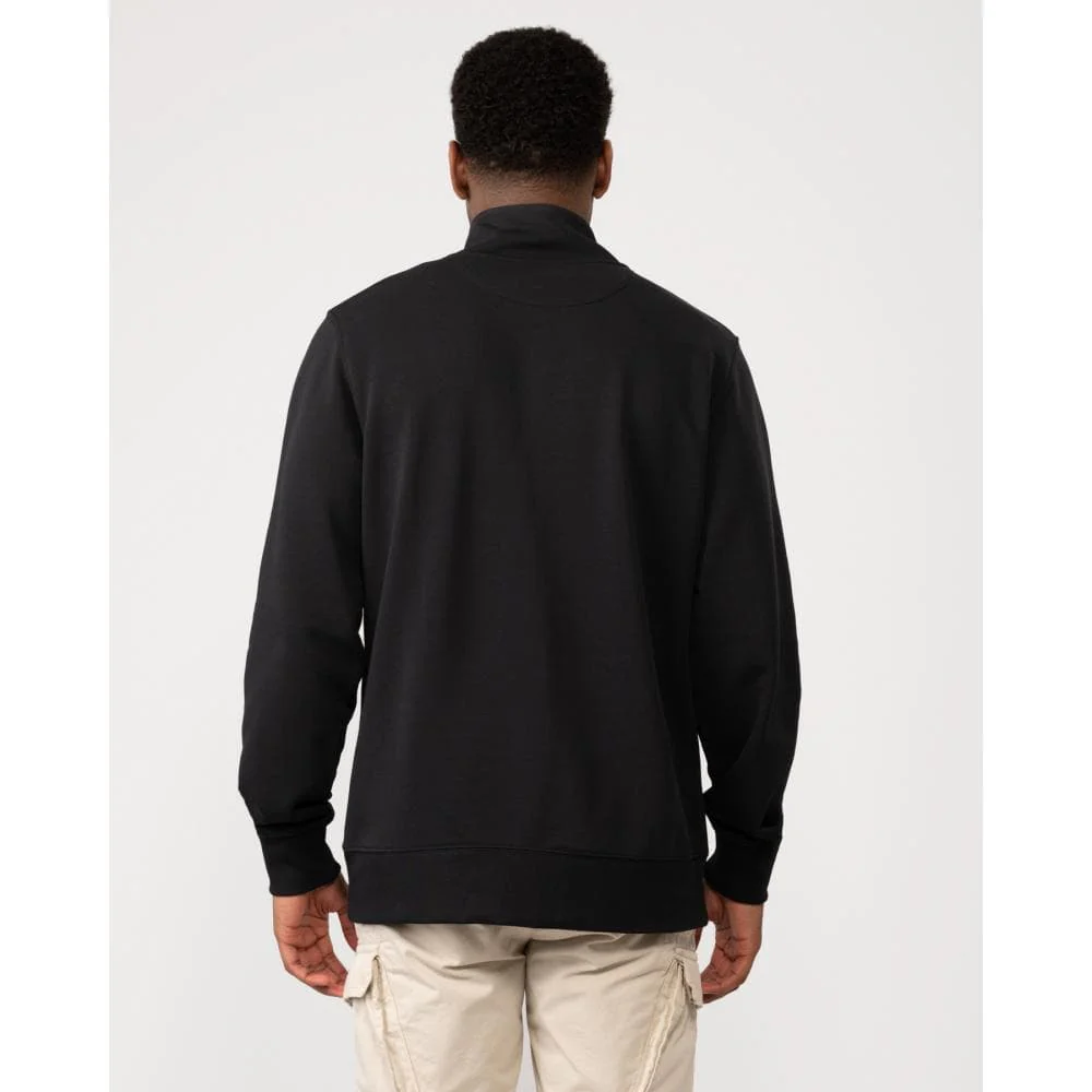 GANT Mens Regular Fit Shield Logo Full Zip Sweatshirt - 5 Black - Image 3