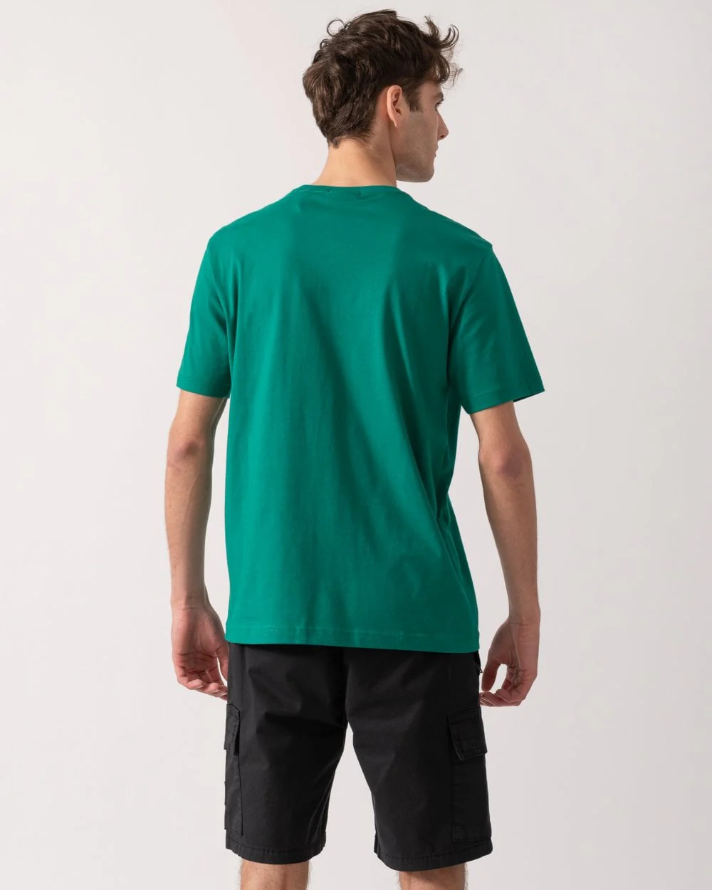 GANT Mens Regular Fit Short Sleeve Shield Logo T-Shirt - 322 Deep Green - Image 4