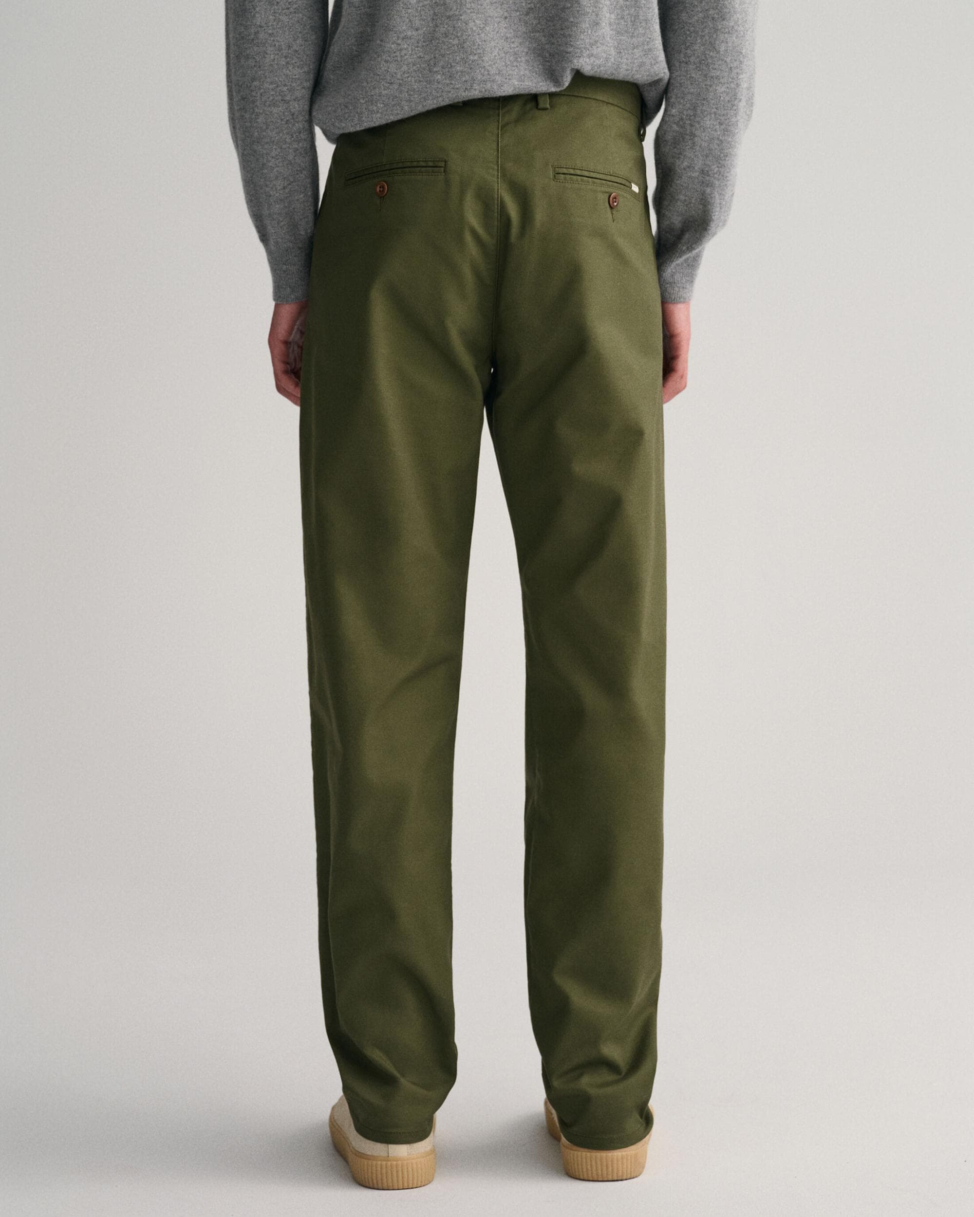 Gant Mens Regular Fit Tech Prep Chinos - 301 Juniper Green - Image 2