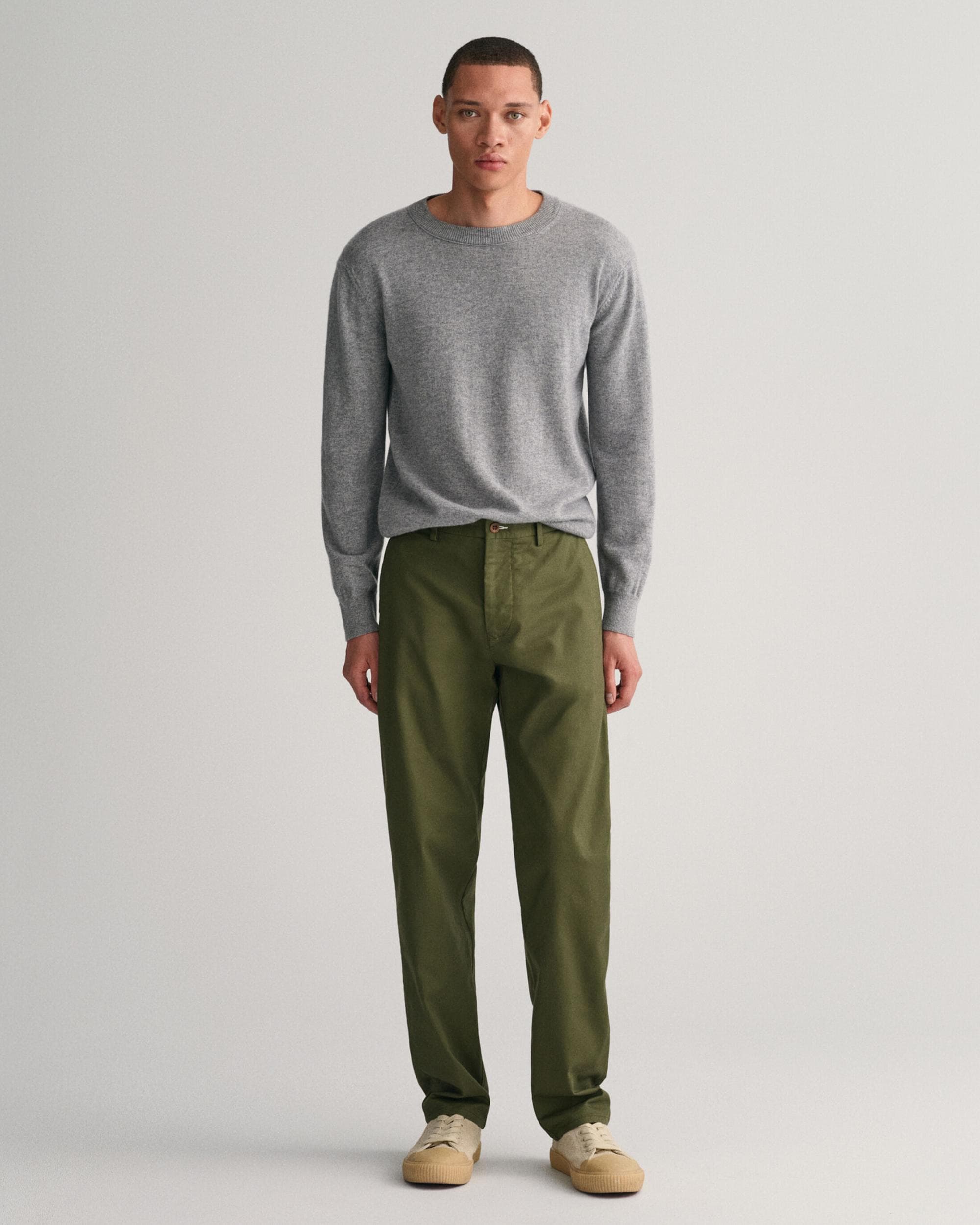 Gant Mens Regular Fit Tech Prep Chinos - 301 Juniper Green - Image 6