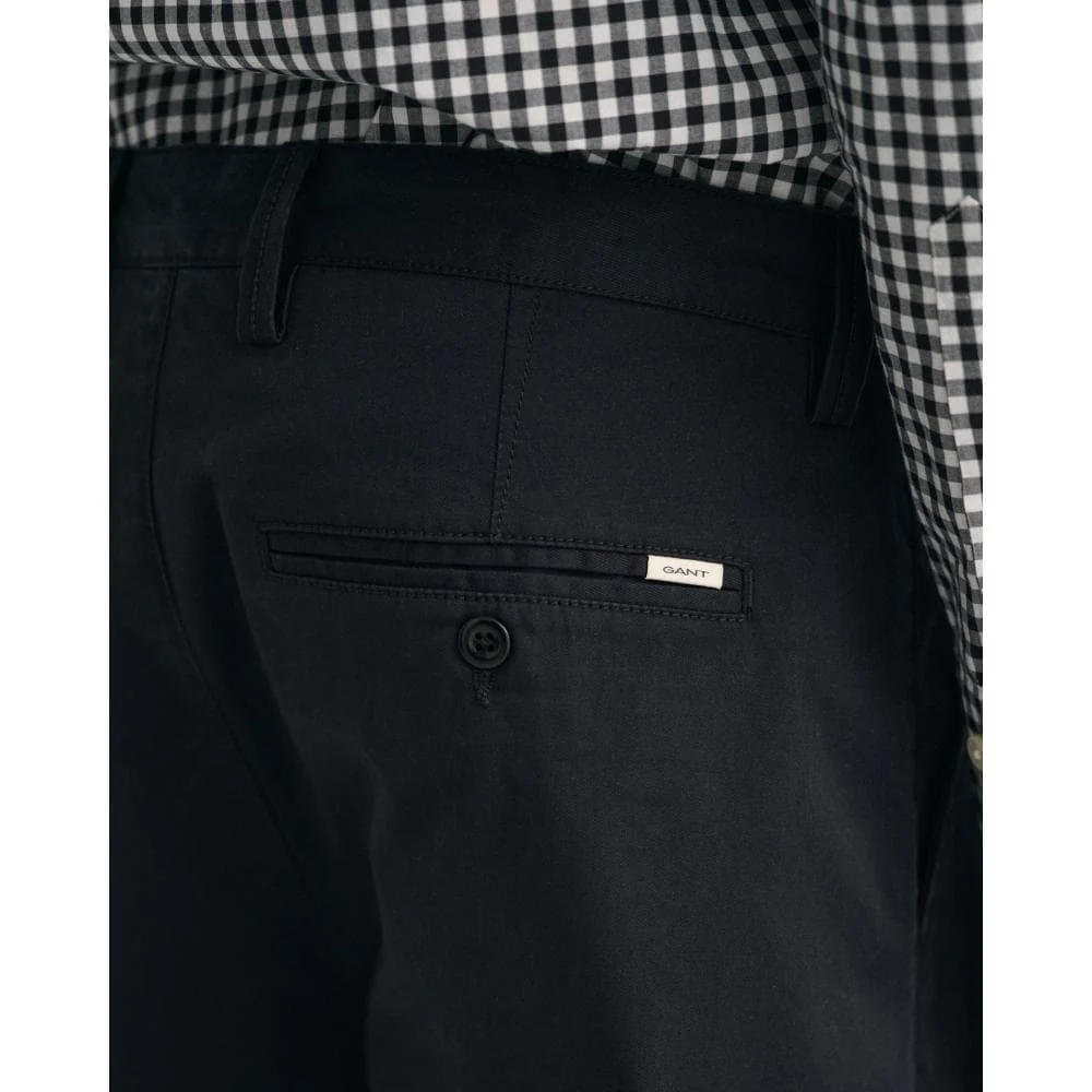 GANT Mens Regular Fit Twill Chinos - 5 Black - Image 4