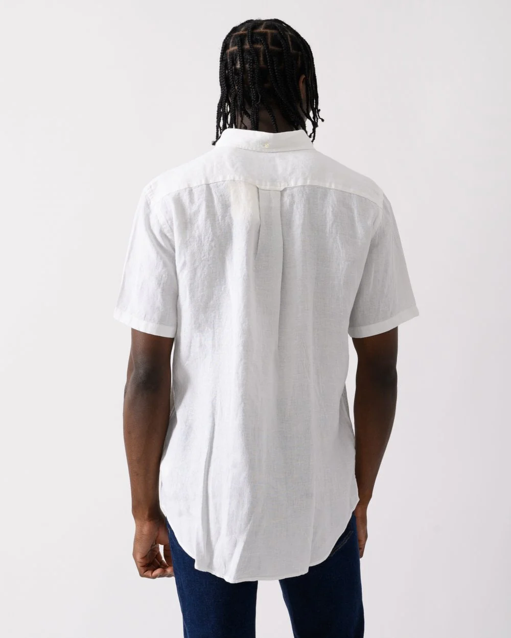 GANT Mens Regular Linen Short Sleeve Shirt - Image 4