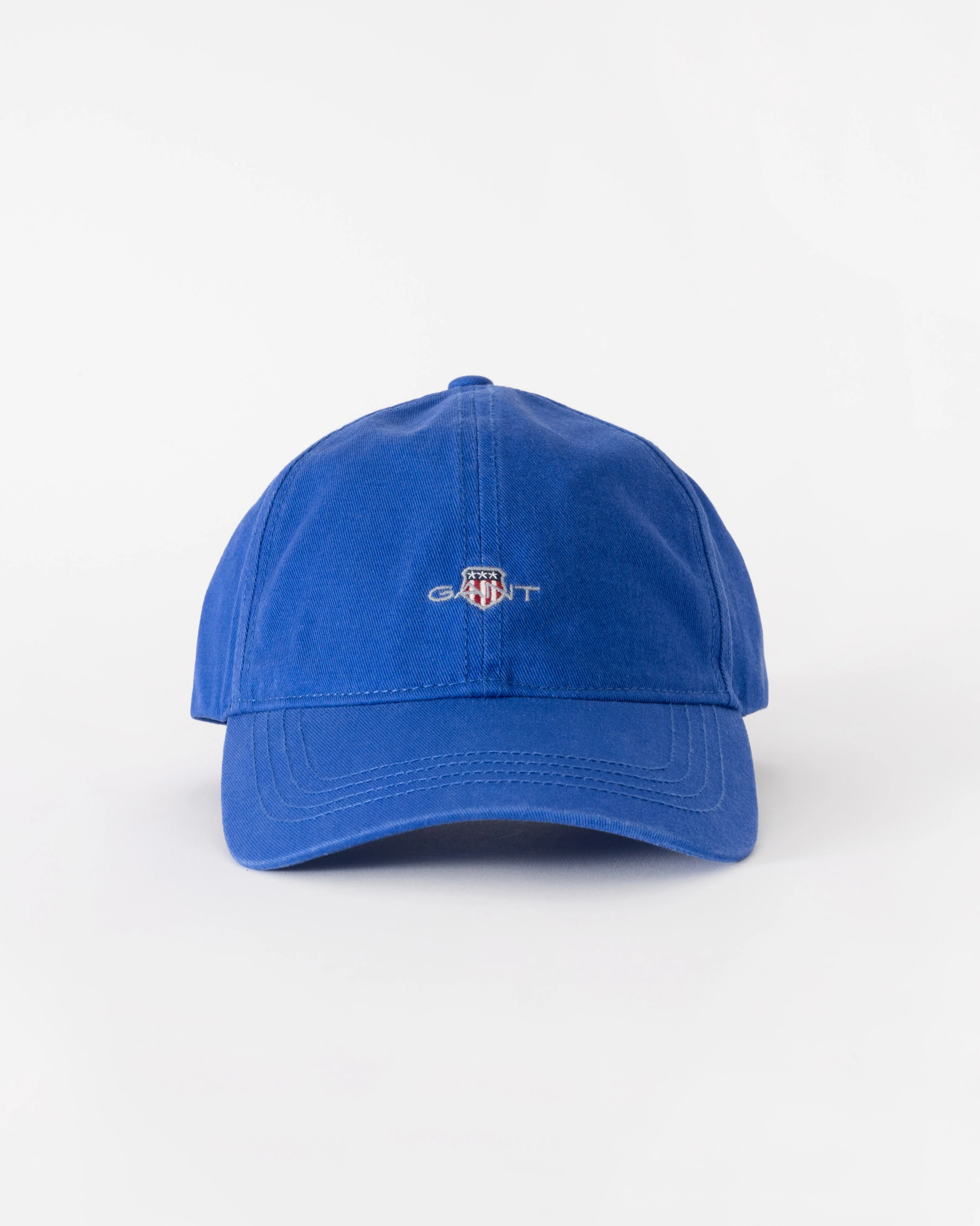 GANT Mens Shield Logo Cotton Twill Cap - 417 Royal Blue - Image 2