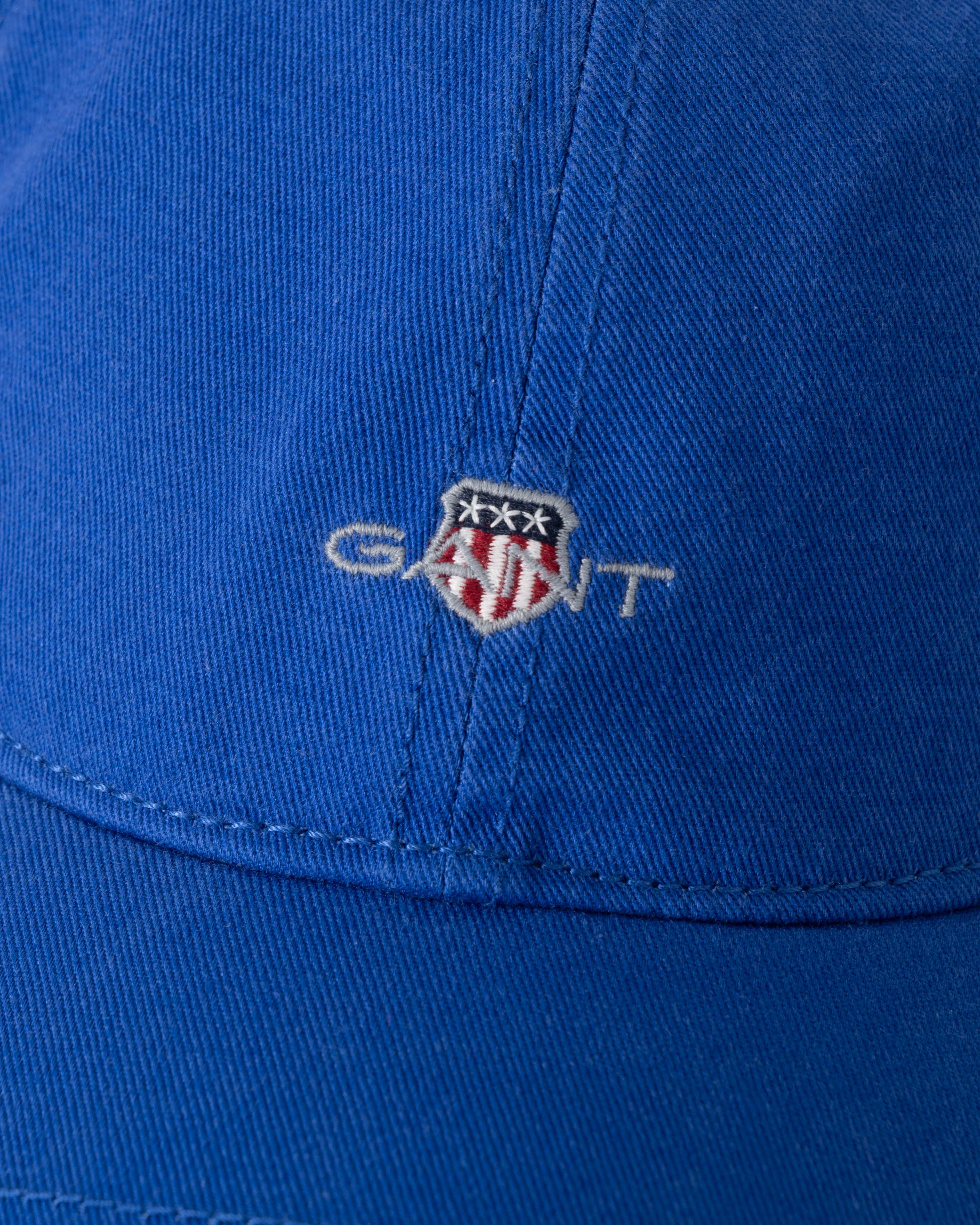 GANT Mens Shield Logo Cotton Twill Cap - 417 Royal Blue - Image 4