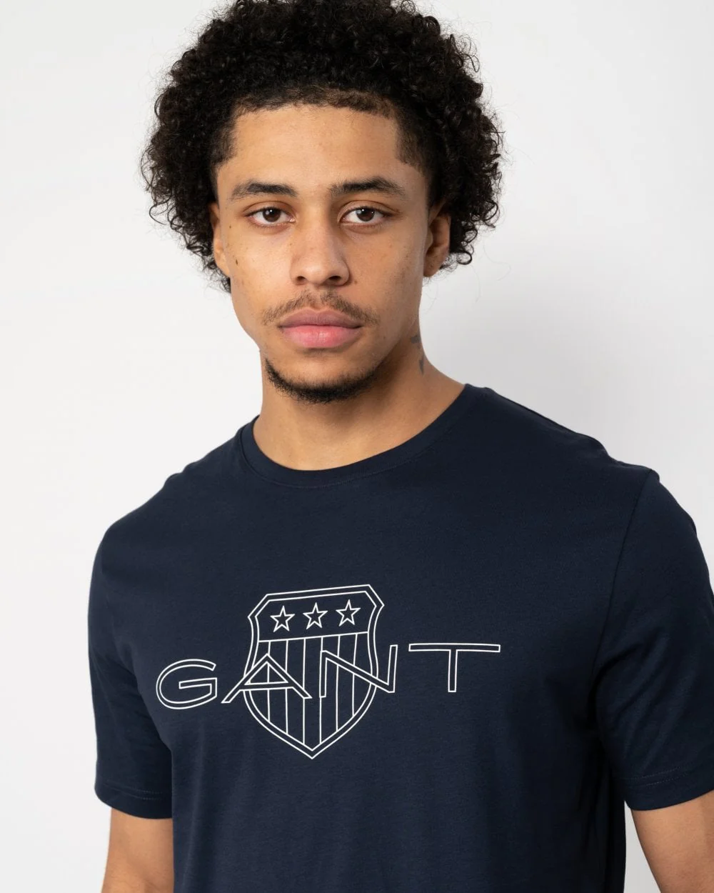GANT Mens Short Sleeve Logo T-Shirt - Image 2