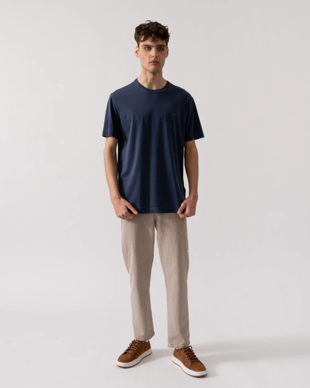 Gant Mens Short Sleeve Sunfaded T-Shirt - 423 Persian Blue - Image 3