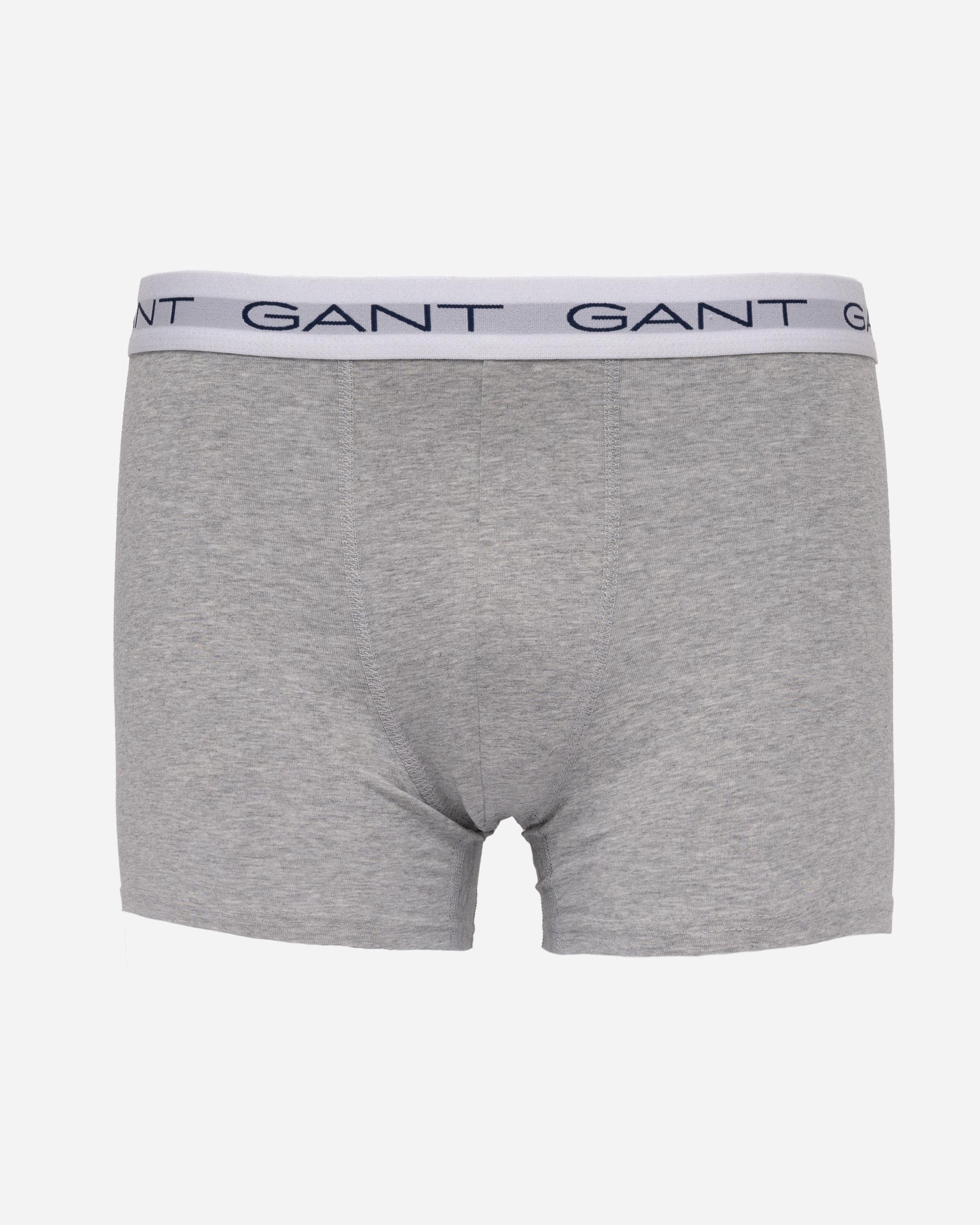 GANT Mens Slim Fit Cotton Jersey Boxer Briefs 3-Pack - 94 Light Grey Melange - Image 3