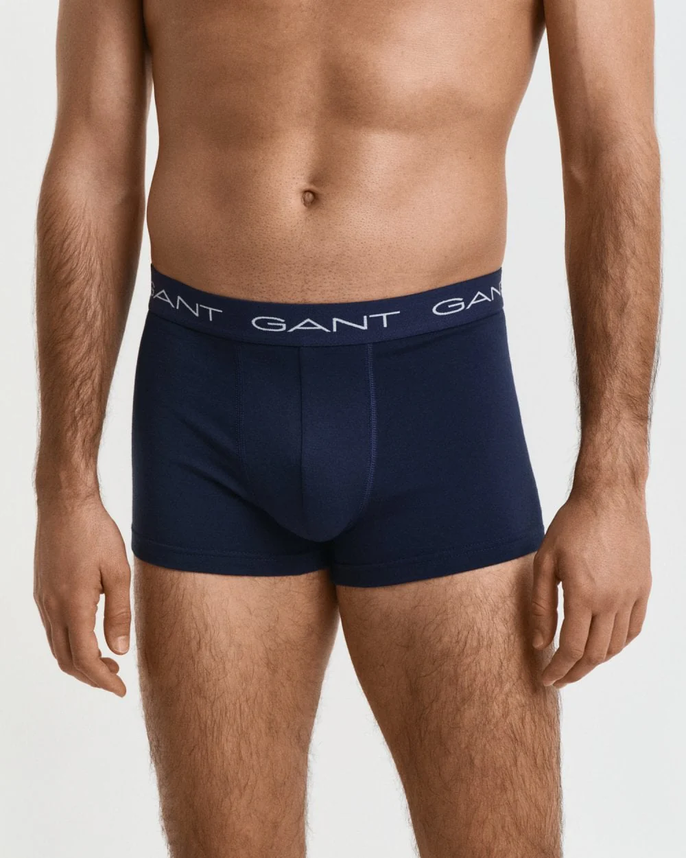 GANT Mens Slim Fit Cotton Jersey Trunks 3-Pack - 410 Marine - Image 4