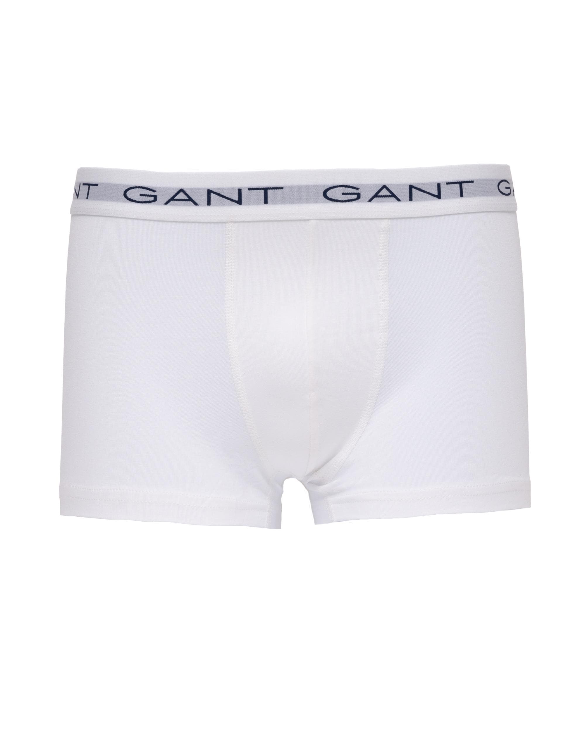 GANT Mens Slim Fit Cotton Jersey Trunks 3-Pack - 94 Light Grey Melange - Image 4