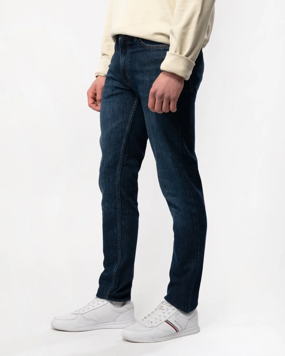 GANT Mens Slim Fit Jeans - 961 Dark Blue Worn In - Image 3
