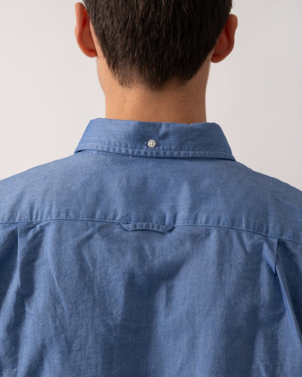 GANT Mens Slim Fit Long Sleeve Oxford Shirt - 407 Rich Blue - Image 5