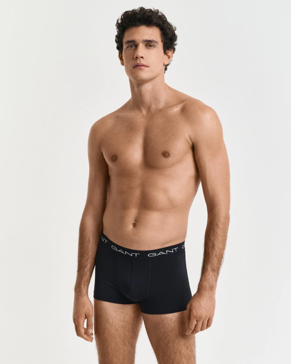 GANT Mens Slim Fit Stretch Cotton Jersey Trunks 5-Pack - 5 Black - Image 2