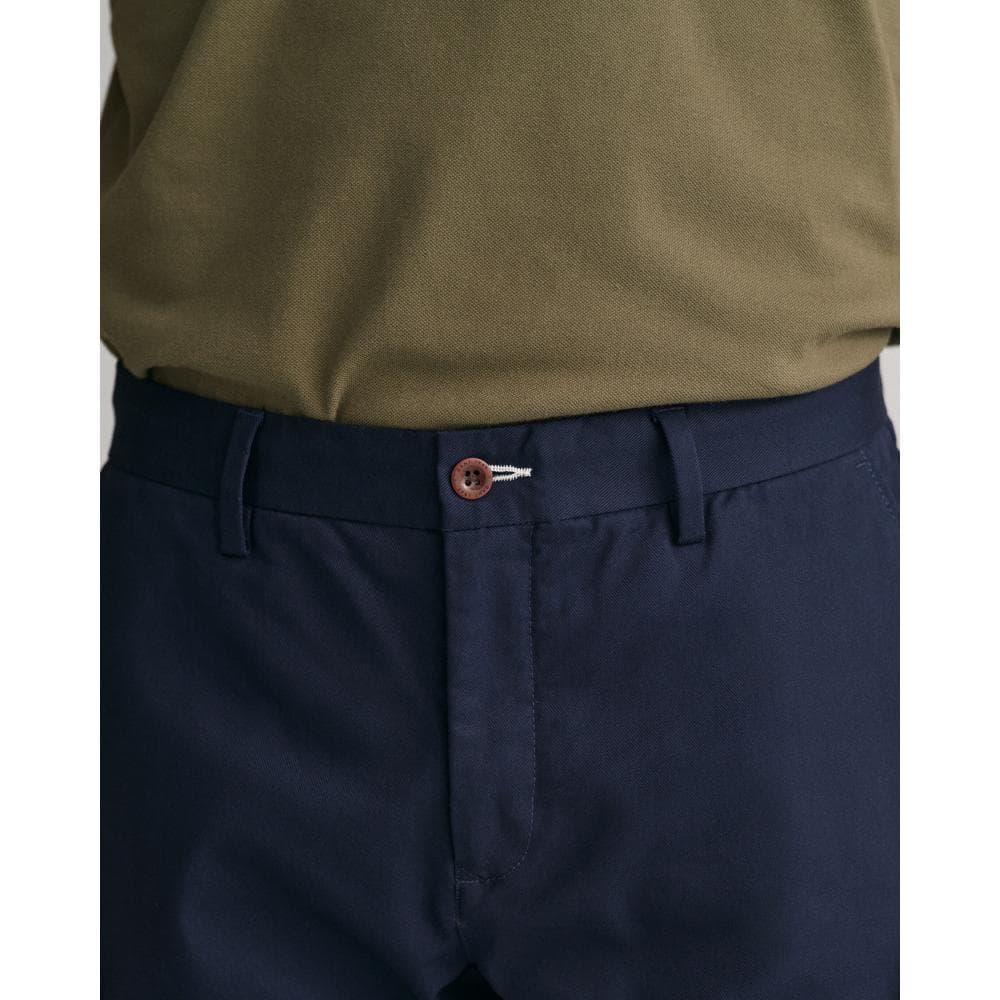 GANT Mens Slim Fit Tech Prep™ Chinos - 410 Marine - Image 3