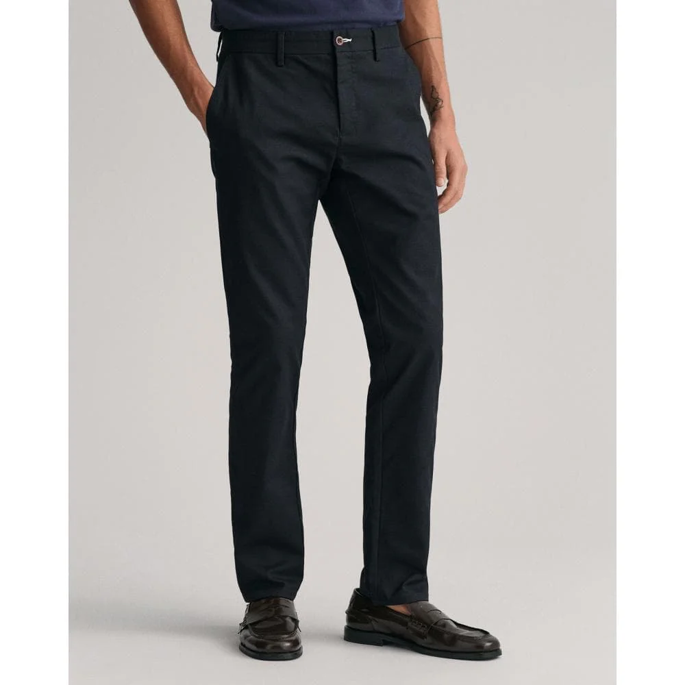 GANT Mens Slim Fit Tech Prep™ Chinos - 5 Black