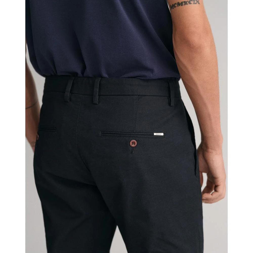 GANT Mens Slim Fit Tech Prep™ Chinos - 5 Black - Image 3
