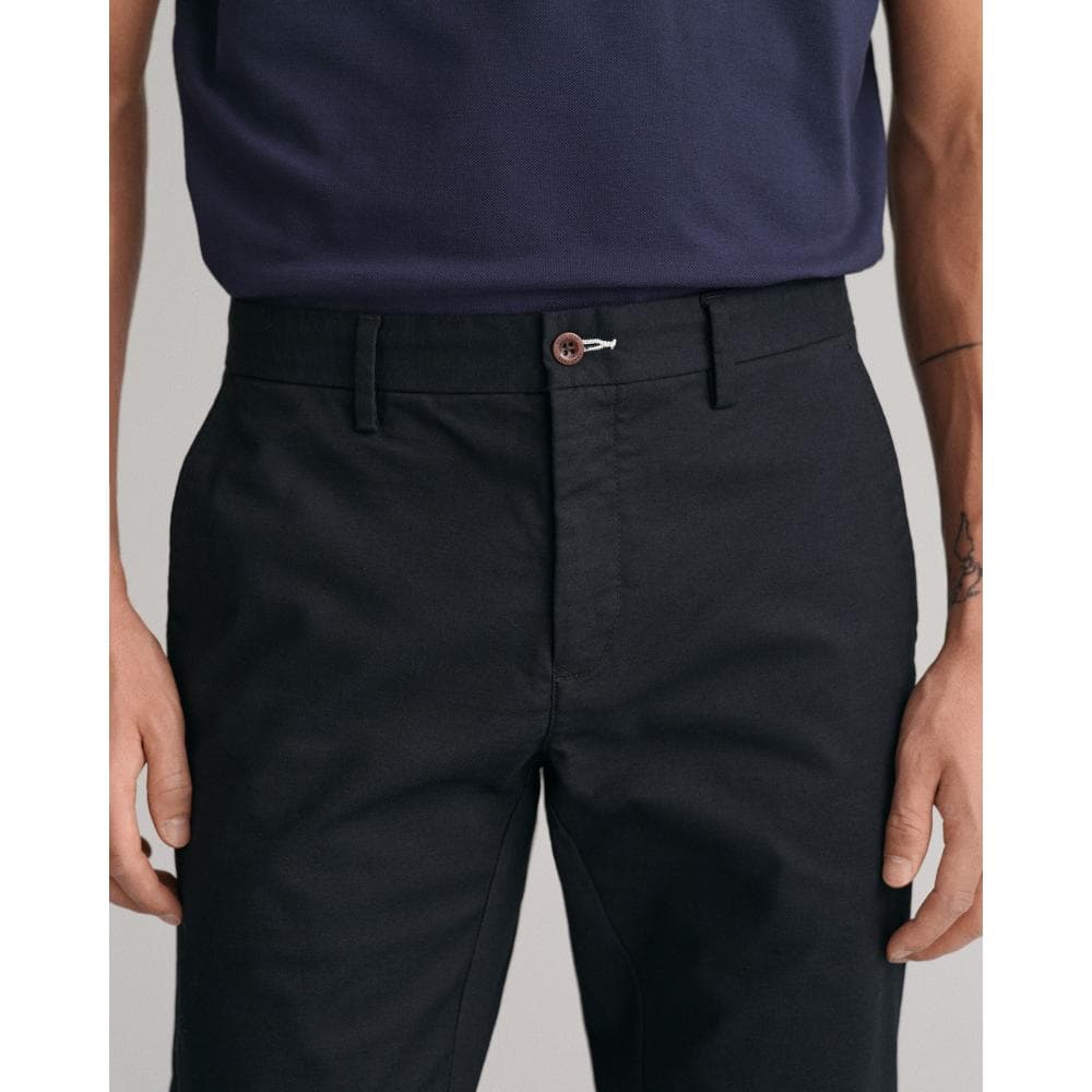 GANT Mens Slim Fit Tech Prep™ Chinos - 5 Black - Image 4