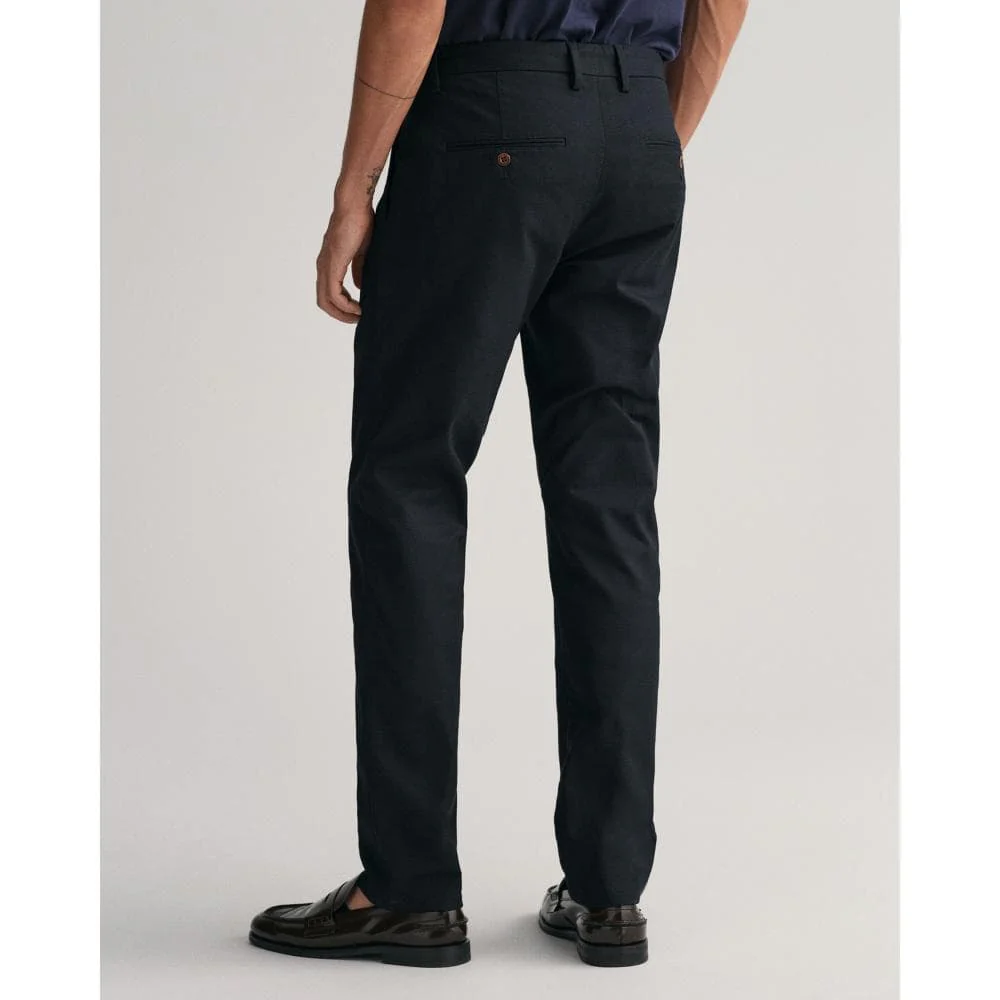 GANT Mens Slim Fit Tech Prep™ Chinos - 5 Black - Image 5