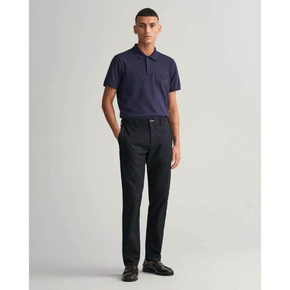 GANT Mens Slim Fit Tech Prep™ Chinos - 5 Black - Image 6