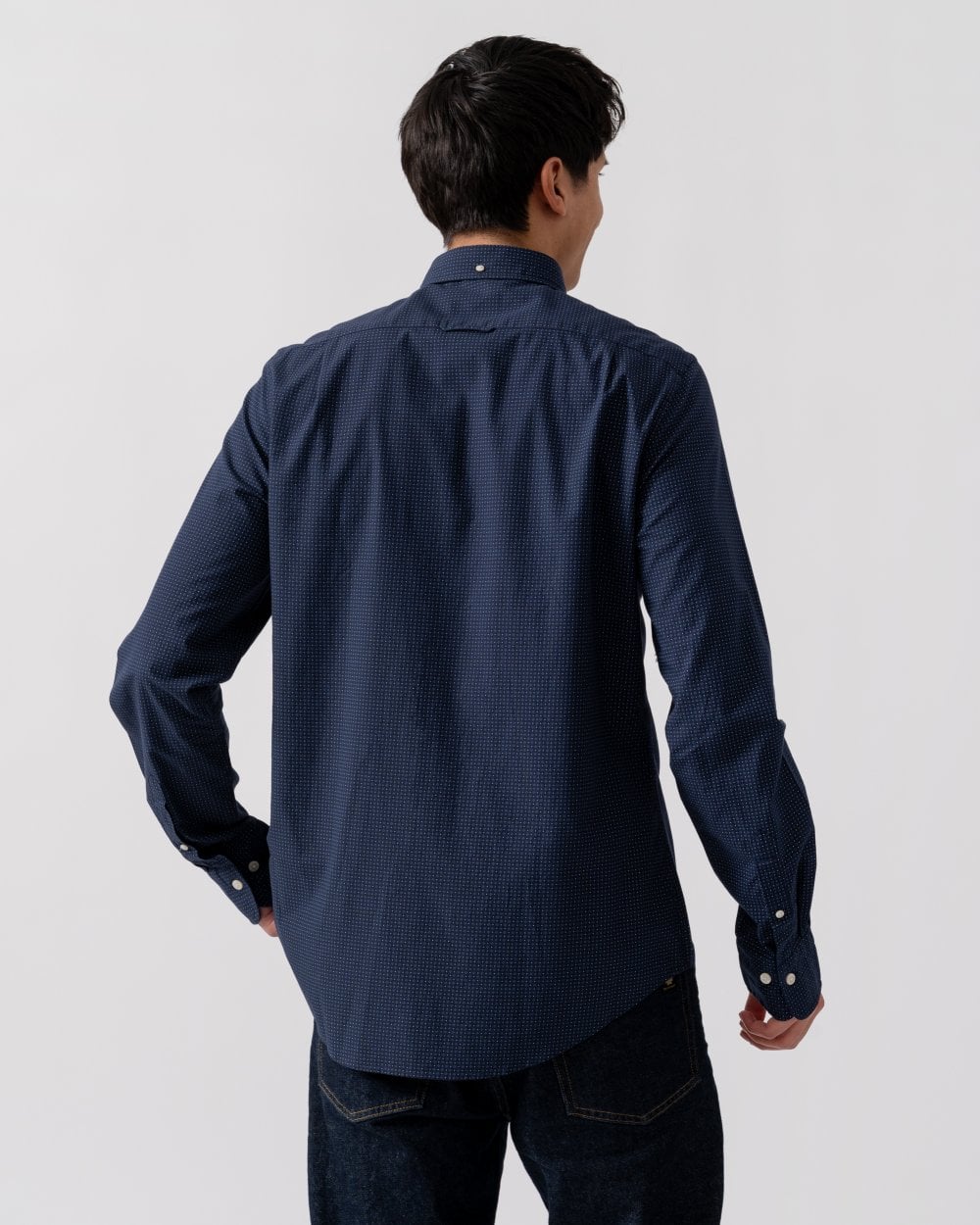 GANT Mens Slim Micro Print Shirt - Image 4