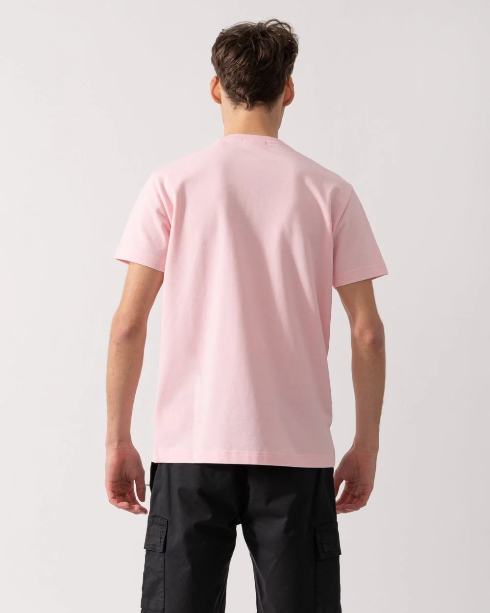 GANT Mens Slim Pique Short Sleeve T-Shirt - 637 California Pink - Image 4