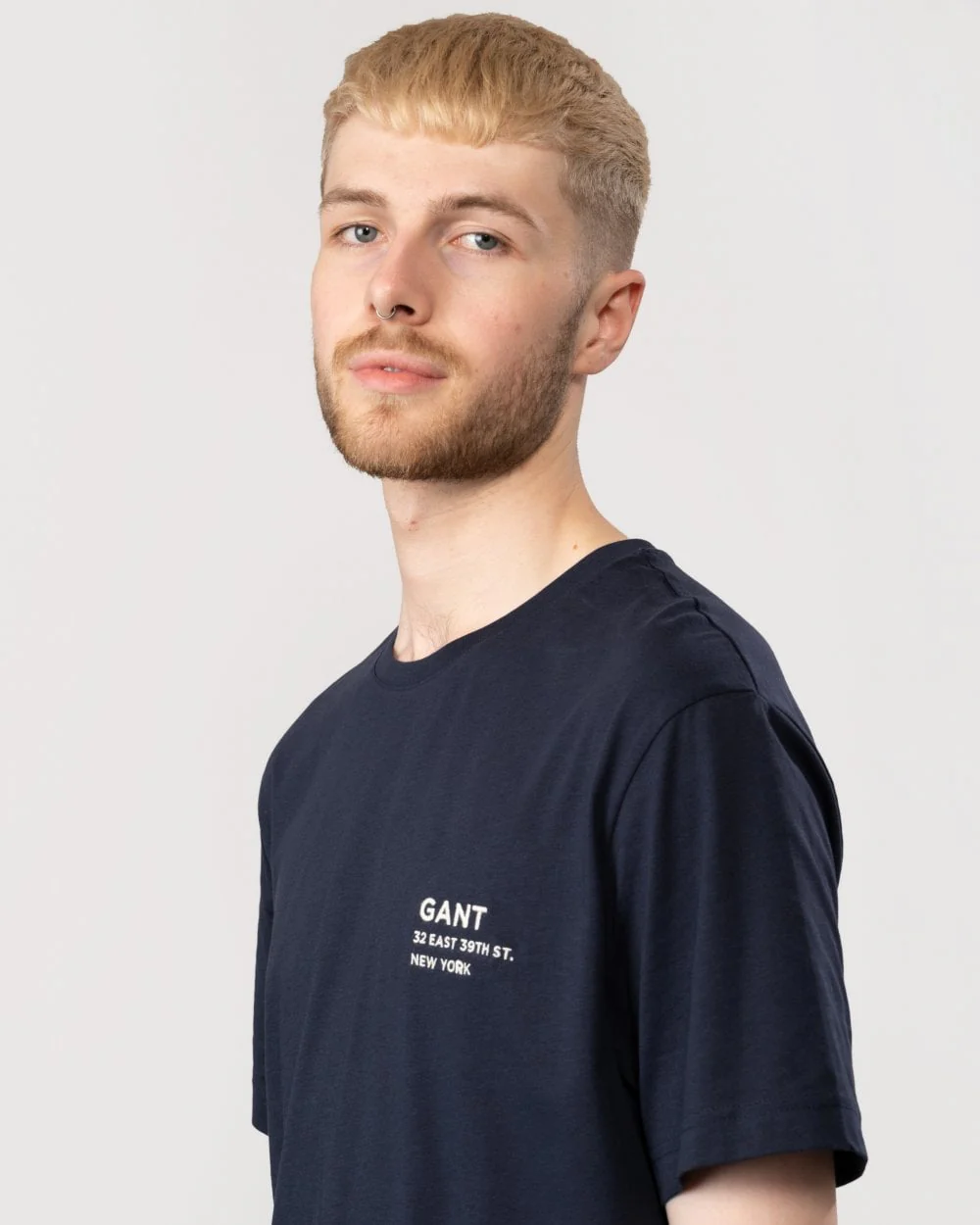 GANT Mens Small Logo Short Sleeve T-Shirt - Image 2