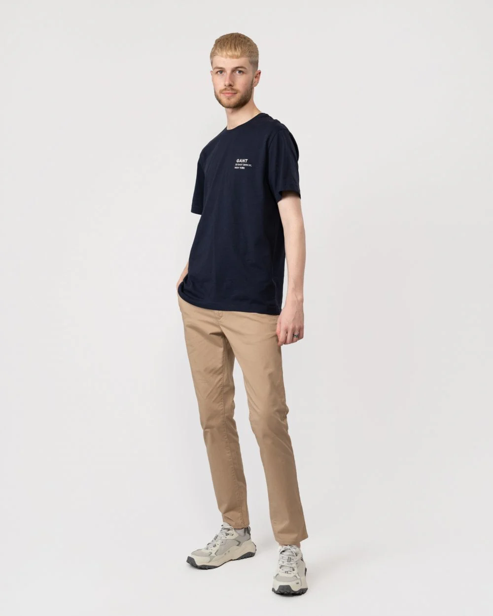 GANT Mens Small Logo Short Sleeve T-Shirt - Image 4