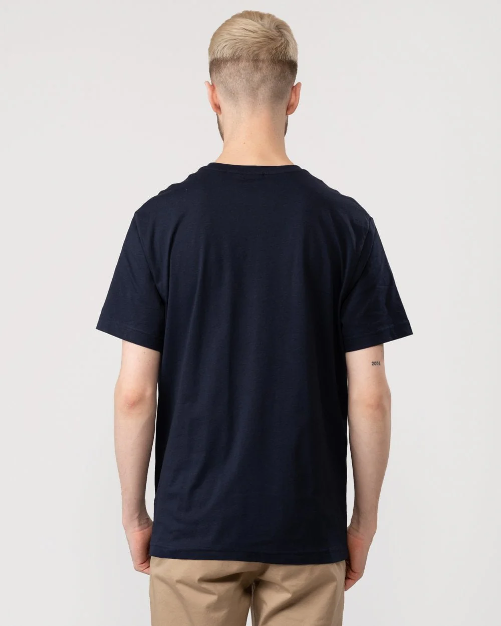 GANT Mens Small Logo Short Sleeve T-Shirt - Image 5