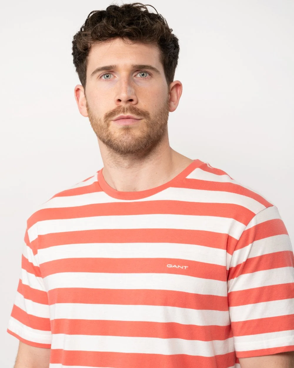 GANT Mens Stripe Short Sleeve T-Shirt - Image 2