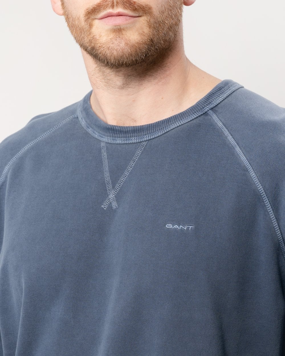 GANT Mens Sunfaded Crew-Neck Sweatshirt - Image 2