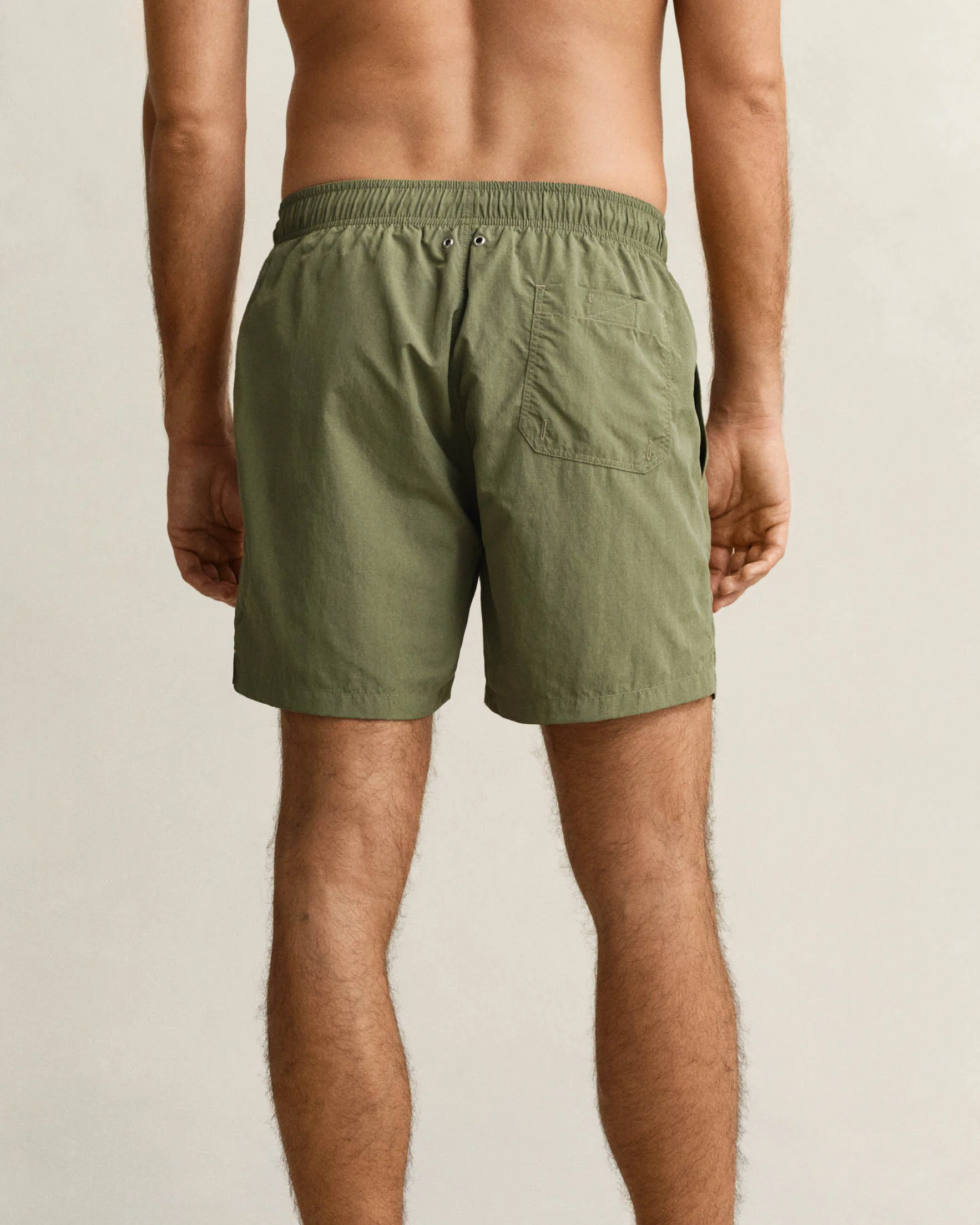 GANT Mens Swim Shorts - 379 Dry Herb Green - Image 2
