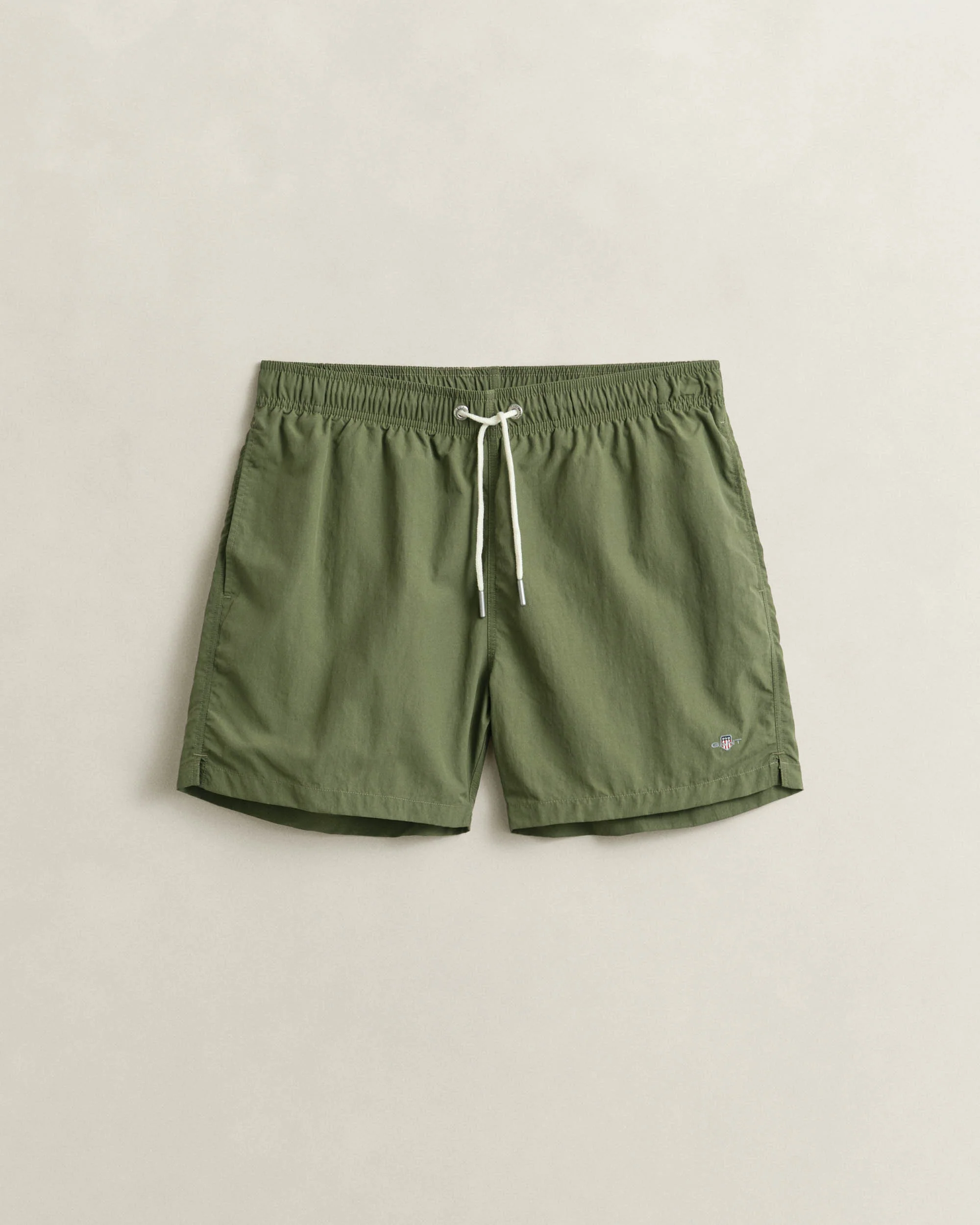 GANT Mens Swim Shorts - 379 Dry Herb Green - Image 3