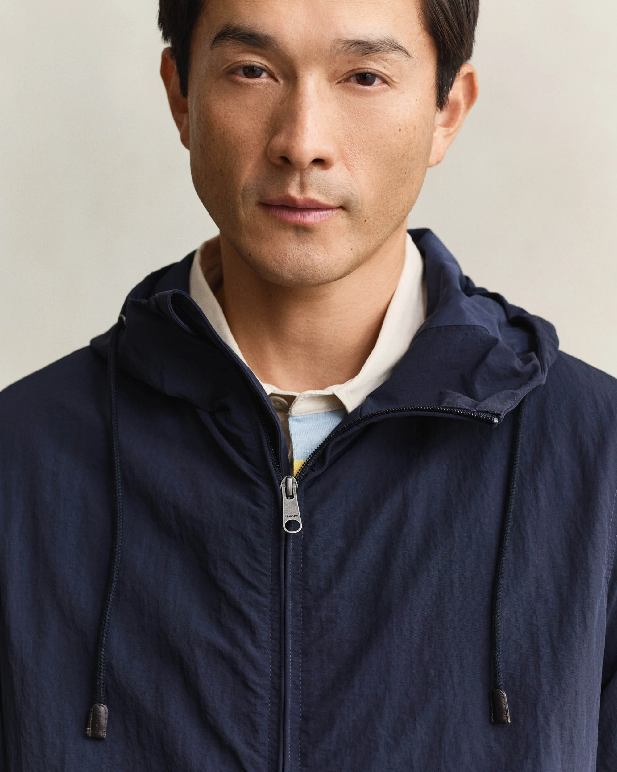 GANT Mens Windbreaker Jacket - 433 Evening Blue - Image 2