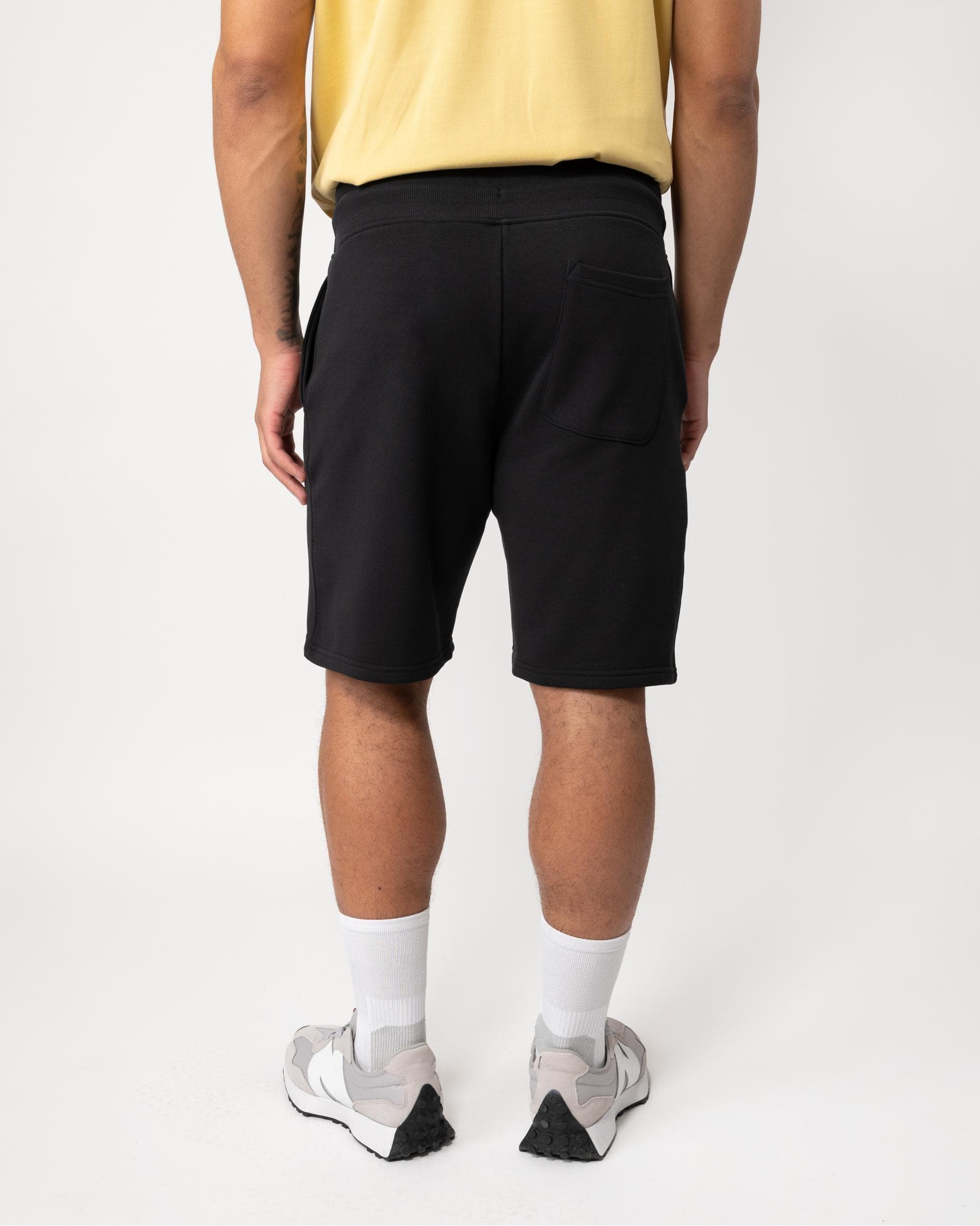 GANT Regular Fit Shield Logo Sweat Shorts - 5 Black - Image 2