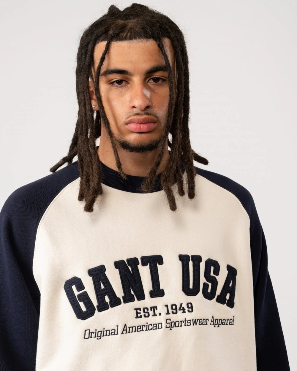GANT USA Mens Crew Neck Sweatshirt - Image 2