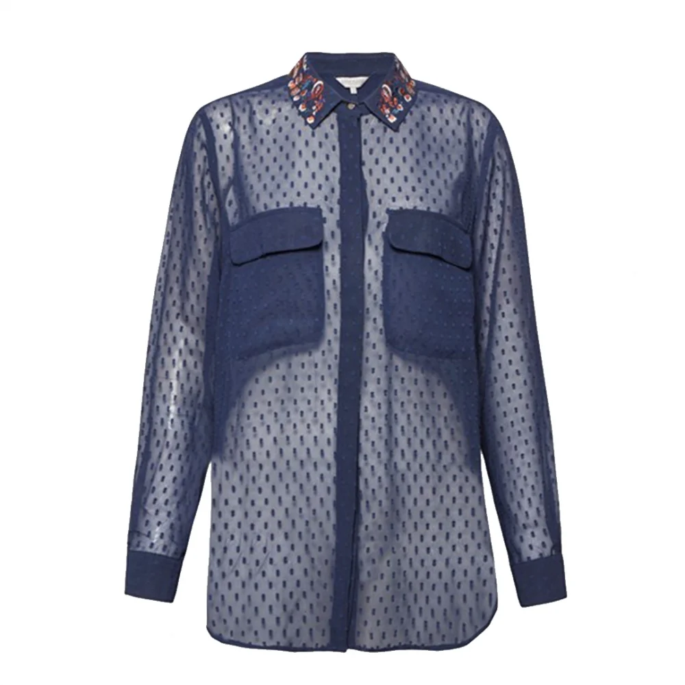 Great Plains Highland Embroidery Womens Shirt - Image 2