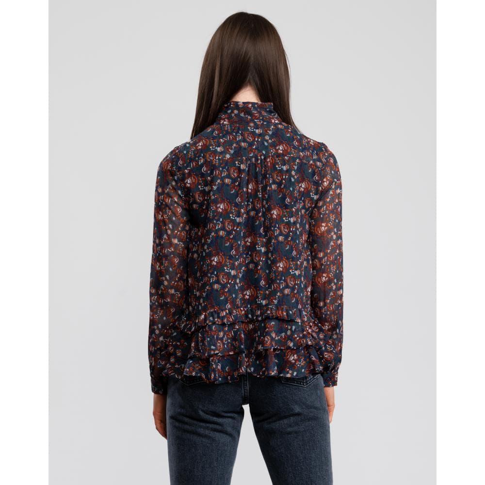 Great Plains Highland Floral Tassle Womens Blouse - Image 5