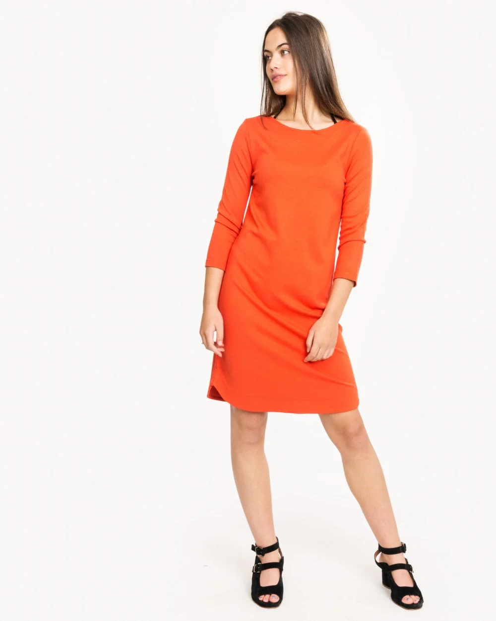 Great Plains Joelle Jersey 3/4 Sleeve Womens Dress - Image 3
