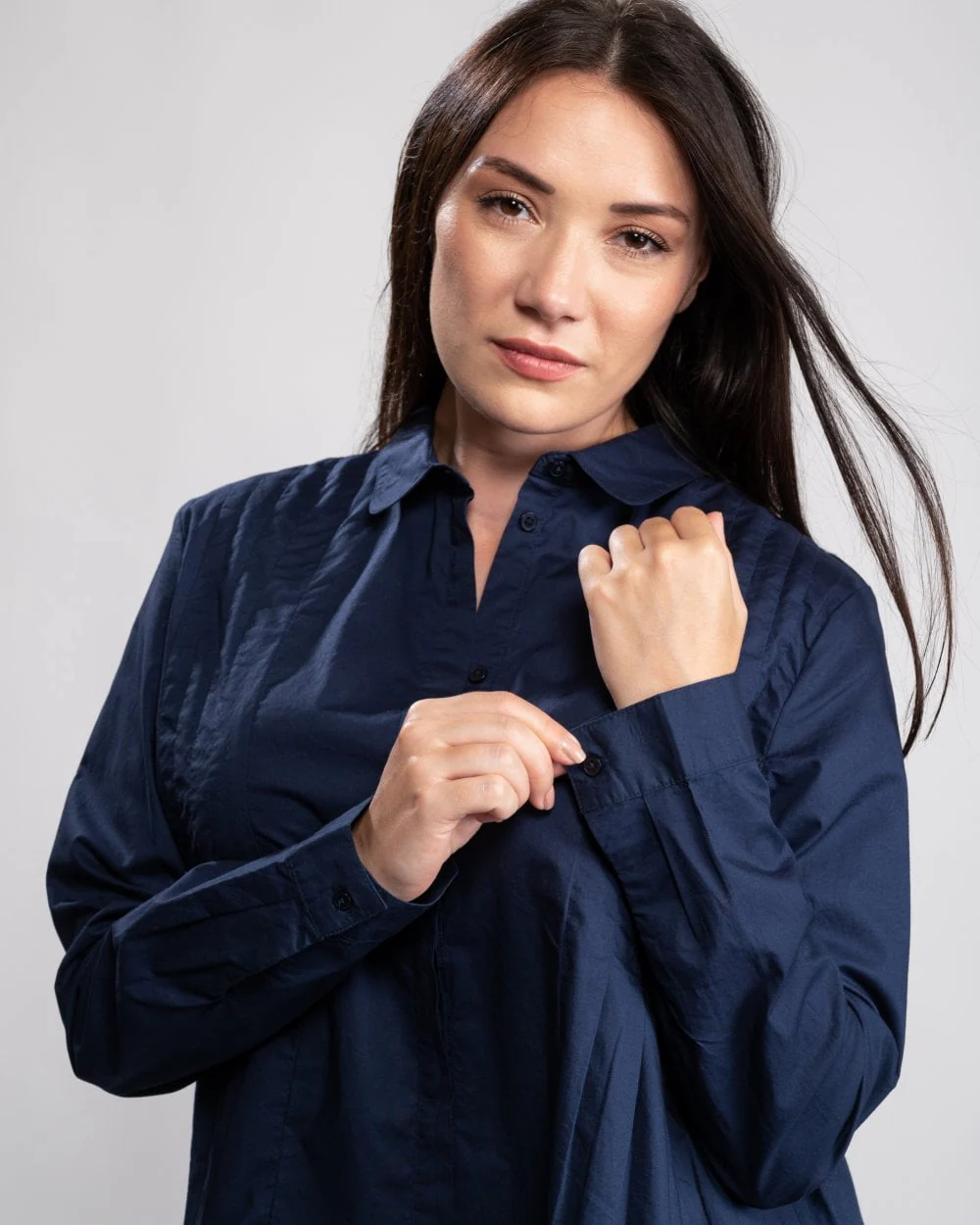 Great Plains Simone Pleated L/S Womens Shirt - Image 2