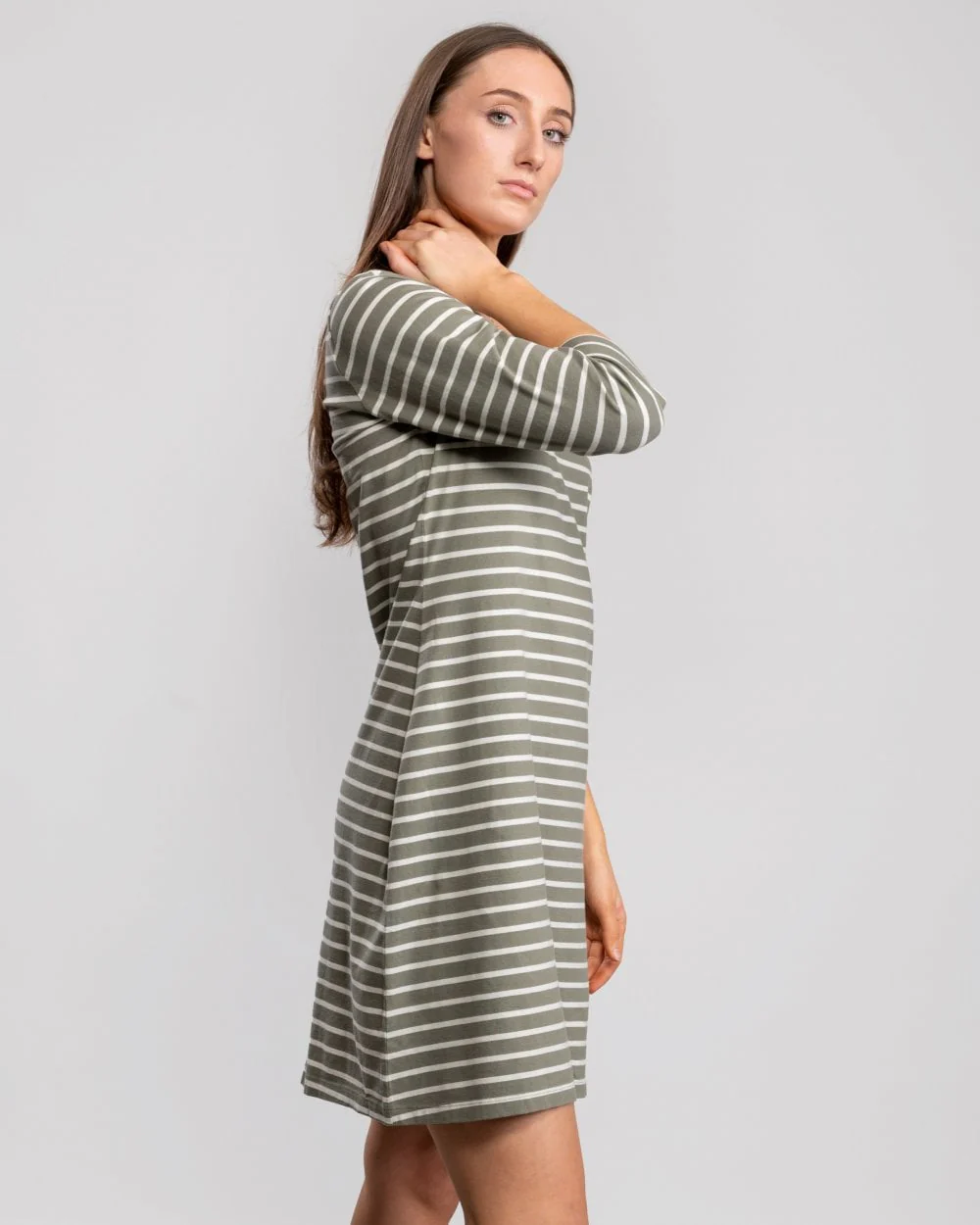 Great Plains Sunday Stripe Jersey Smock Womens Dress - Image 5