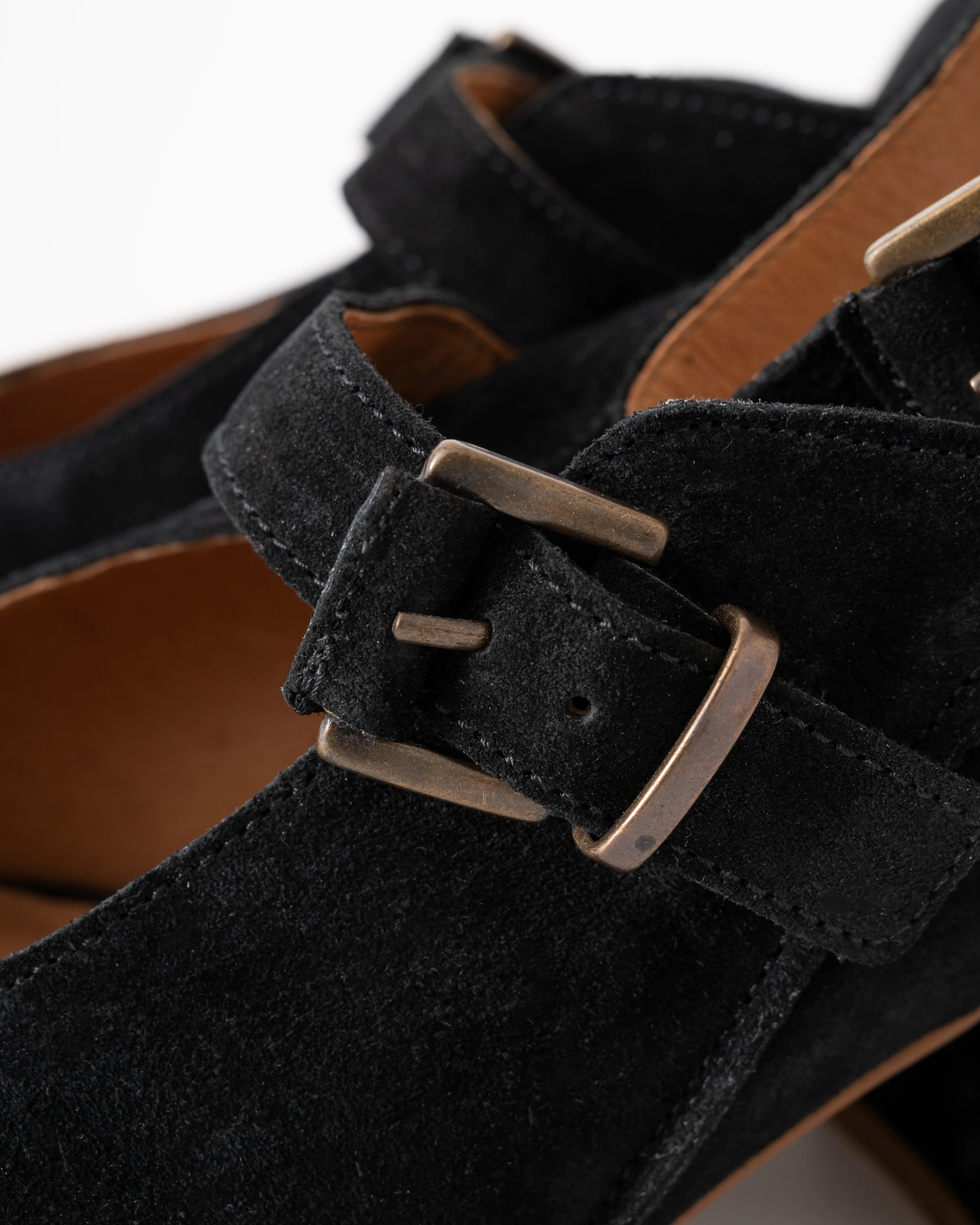 HUDSON LONDON Rona Suede Womens Heels - Black - Image 4