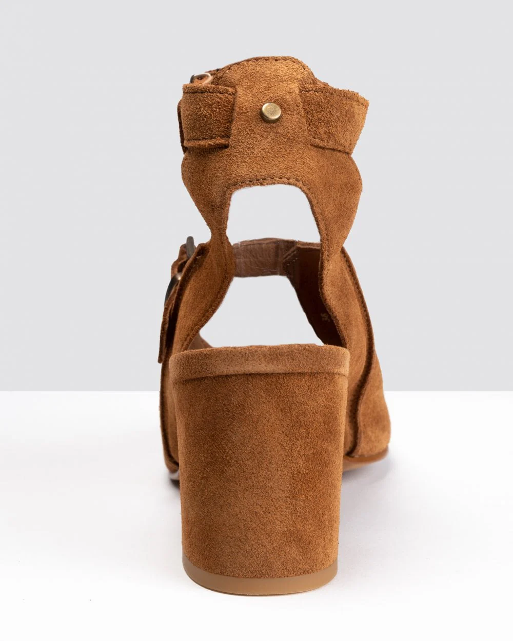 HUDSON LONDON Rona Suede Womens Heels - Tan - Image 5