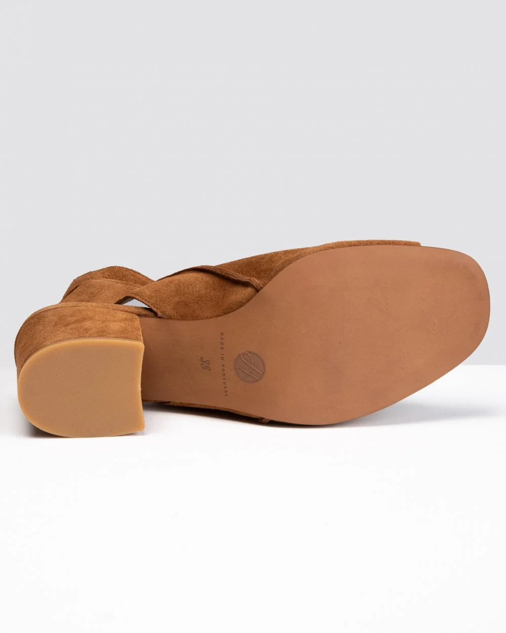 HUDSON LONDON Rona Suede Womens Heels - Tan - Image 7