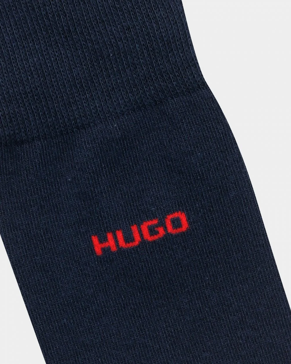 HUGO 2 Pack RS Uni Colour Mens Socks NOS - Dark Blue 401 - Image 3