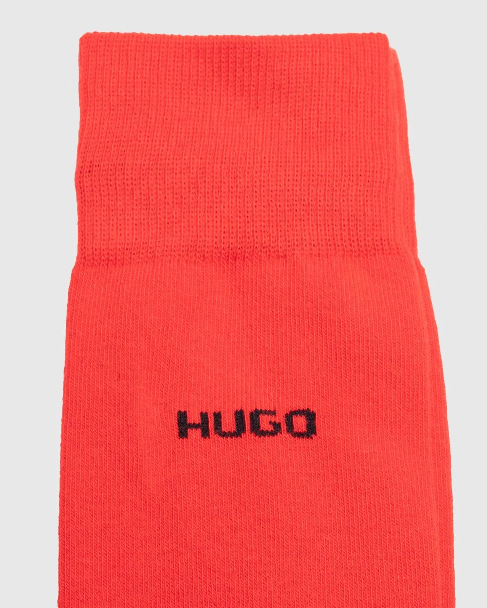 HUGO 2 Pack RS Uni Colour Mens Socks NOS - Red 693 - Image 2