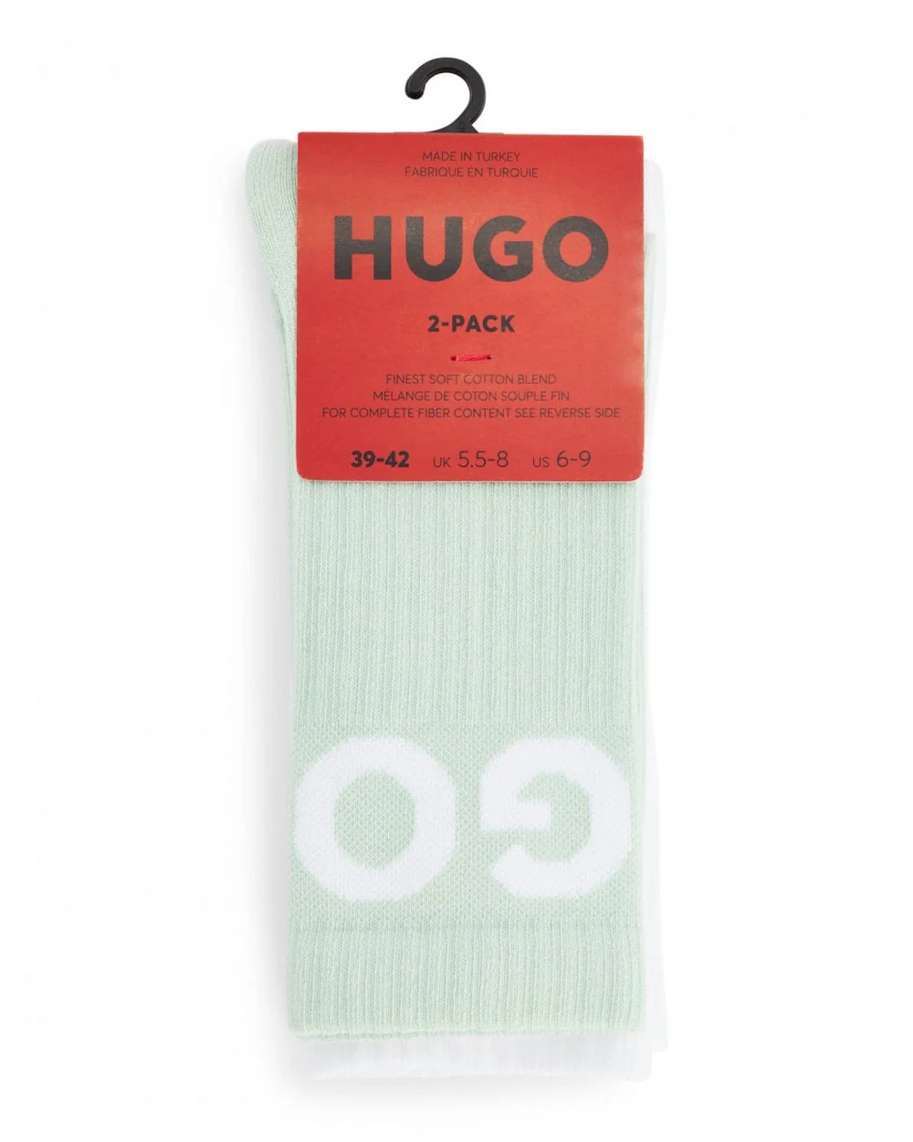 HUGO 2P QS RIB ICONCOL CC Mens Socks - Image 3