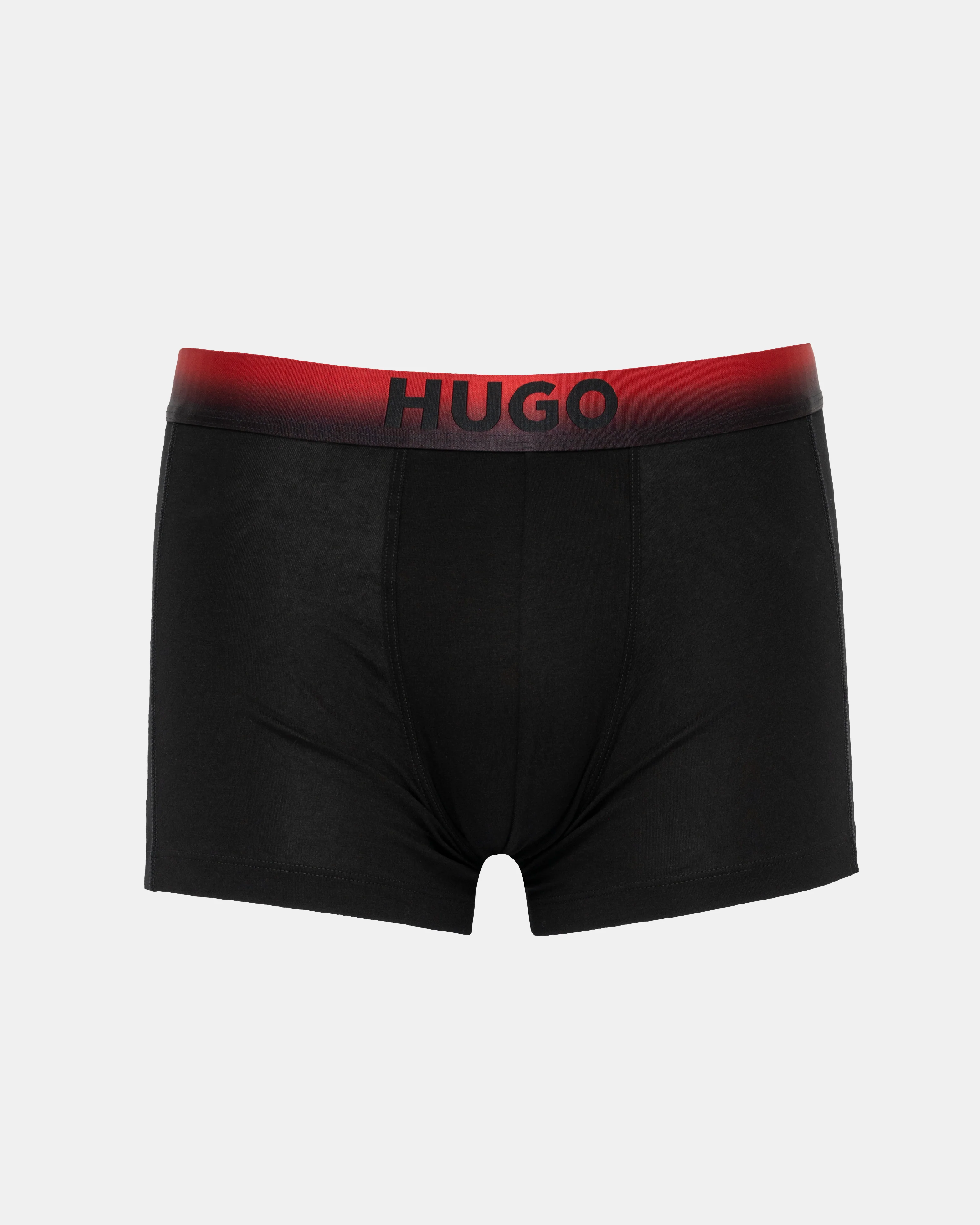 HUGO Mens 3-Pack of Degradé-Waistband Trunks - Open Miscellaneous 963 - Image 2