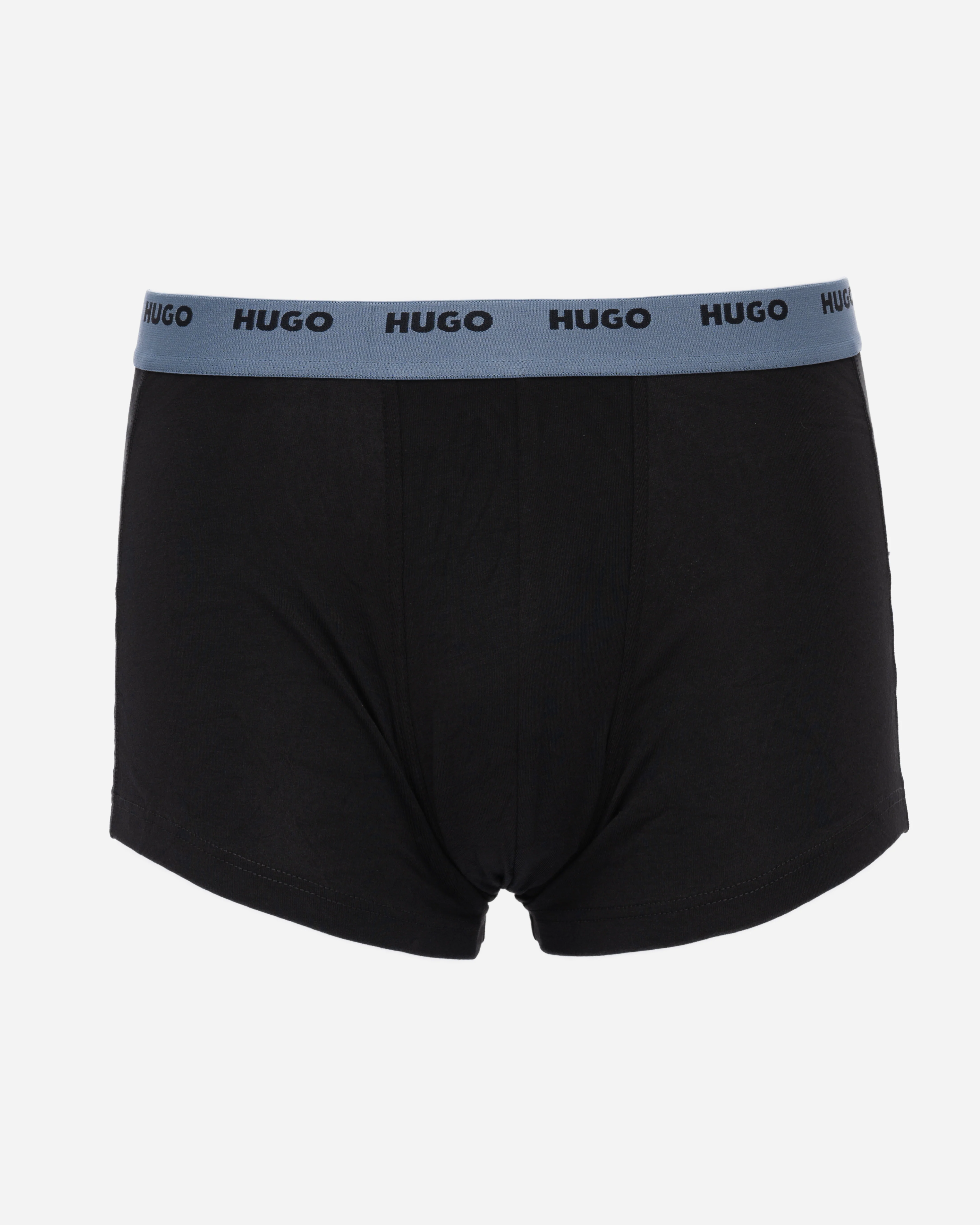 HUGO 5-Pack Mens Stretch-Cotton Trunks with Logo Waistbands - Open Miscellaneous 963 - Image 2