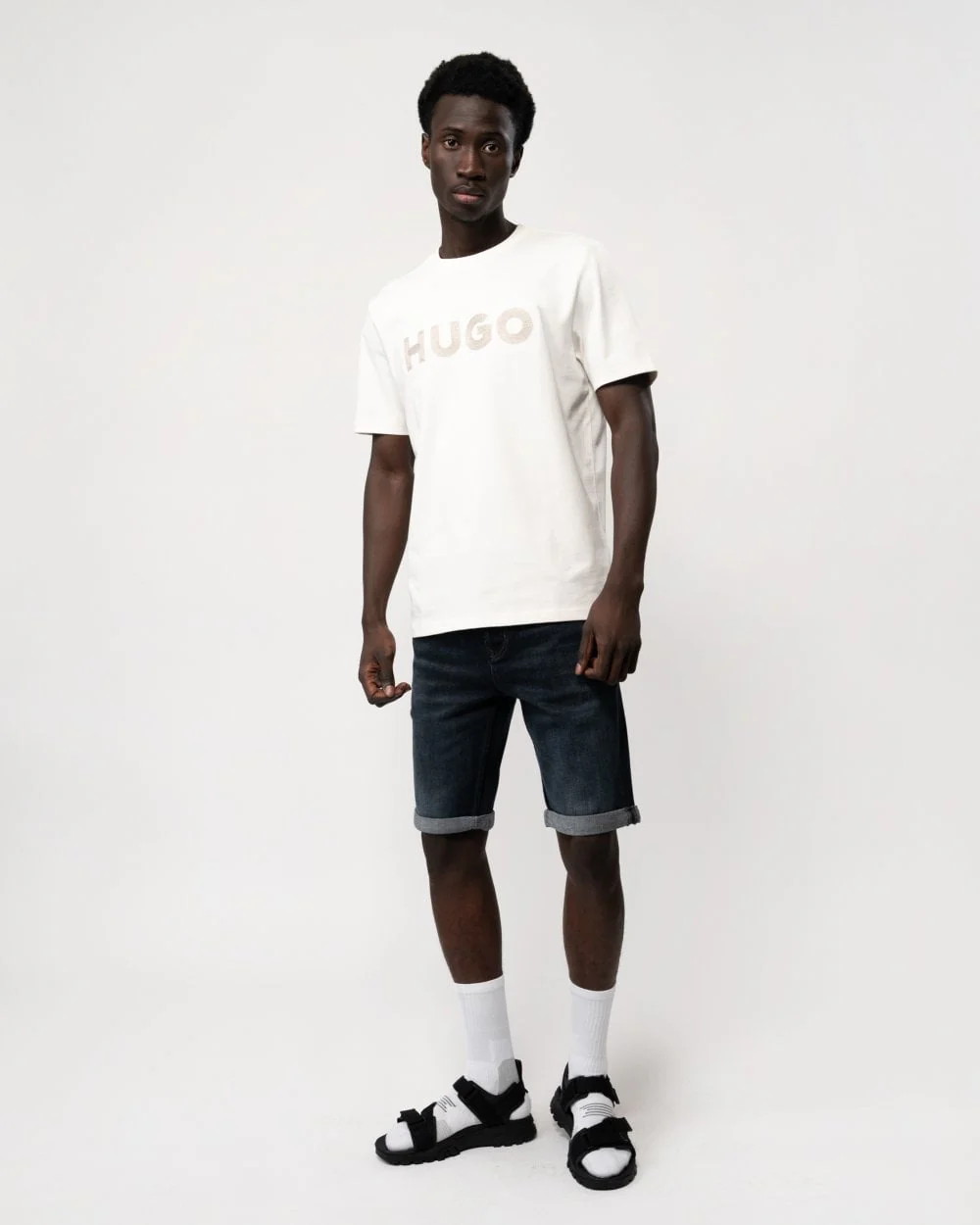 HUGO 634/S Mens Denim Shorts - Image 4